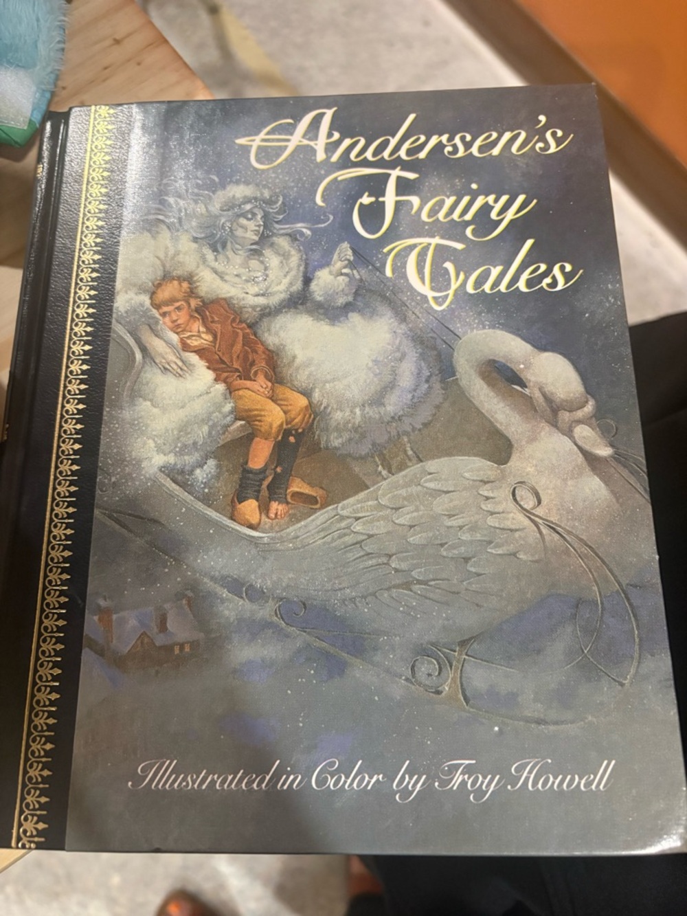 Andersen's Fairy Tales Illustrated Hardcover Book - Blue
